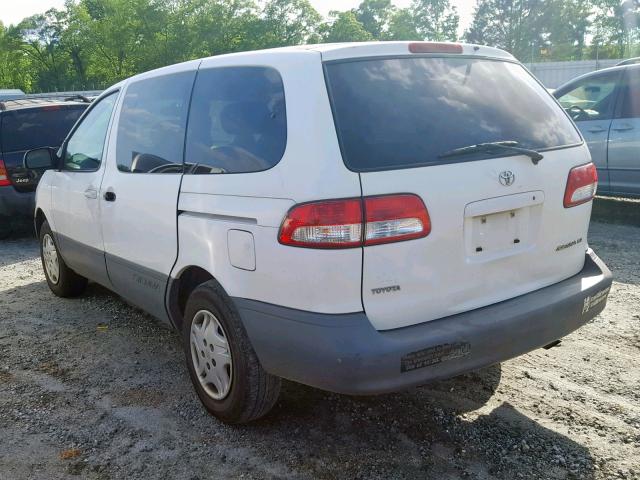 4T3ZF19C01U347060 - 2001 TOYOTA SIENNA CE WHITE photo 3