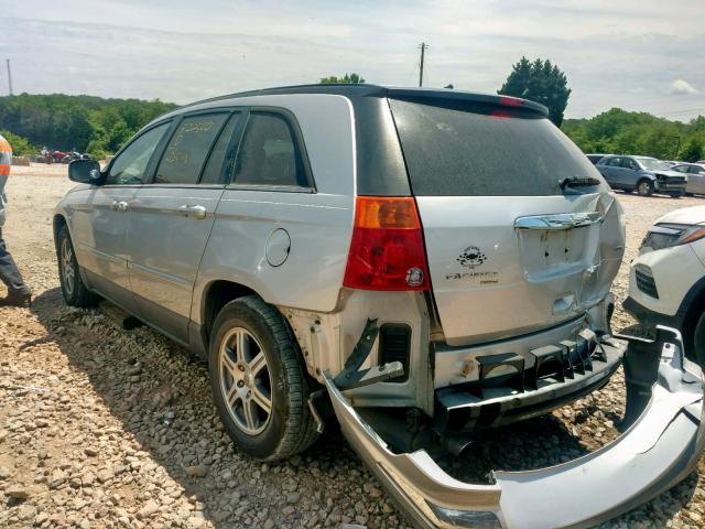 2A8GM68XX7R201825 - 2007 CHRYSLER PACIFICA T SILVER photo 3