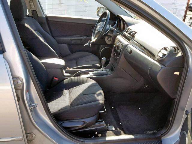 JM1BK343691207444 - 2009 MAZDA 3 S SILVER photo 5