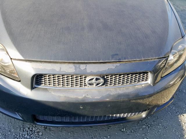 JTKDE177470155746 - 2007 TOYOTA SCION TC CHARCOAL photo 9