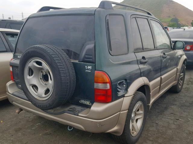 JS3TD62V314163119 - 2001 SUZUKI GRAND VITA GREEN photo 4