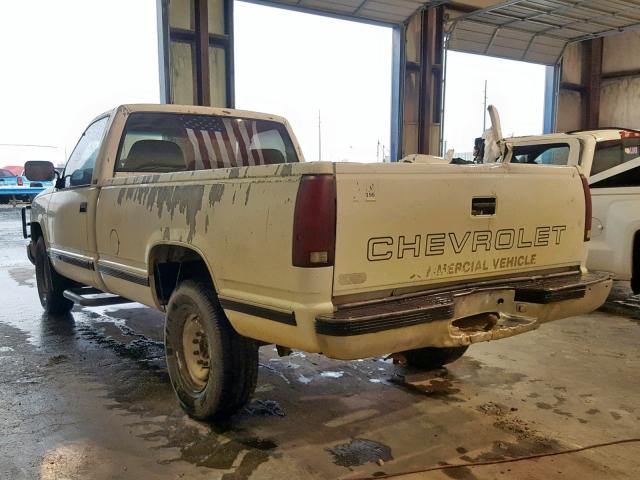 1GCGC24K3NE171106 - 1992 CHEVROLET GMT-400 C2 WHITE photo 3