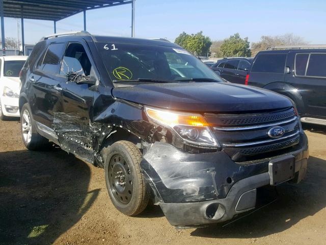 1FM5K7F82DGA55175 - 2013 FORD EXPLORER L BLACK photo 1