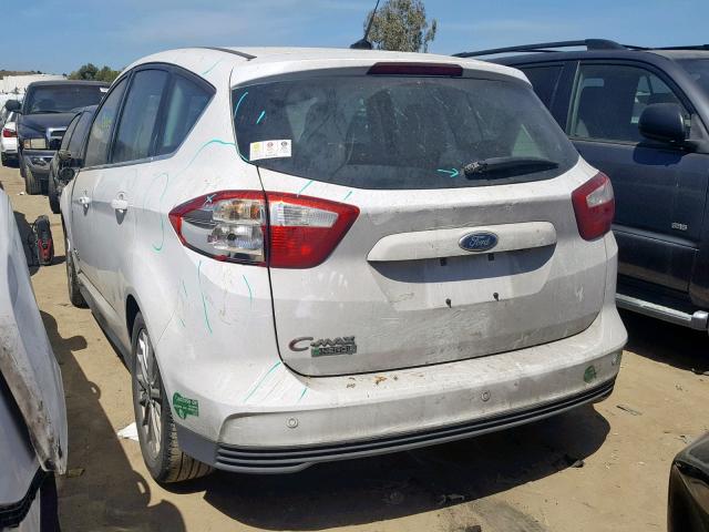 1FADP5CU0DL557140 - 2013 FORD C-MAX PREM WHITE photo 3