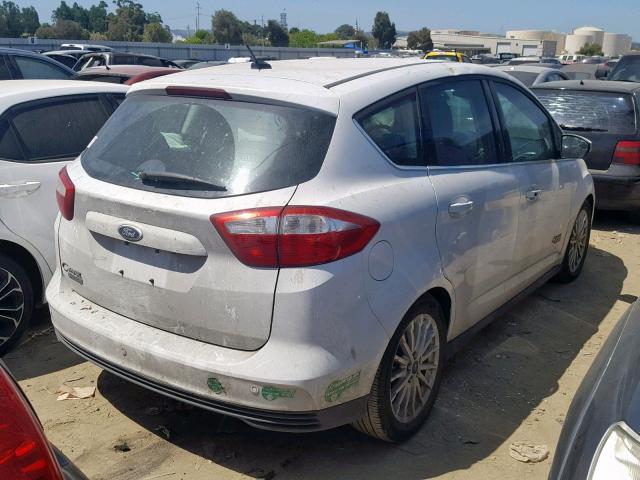 1FADP5CU0DL557140 - 2013 FORD C-MAX PREM WHITE photo 4