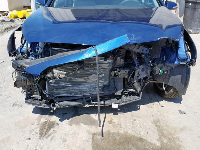 5NPE34AF3GH290237 - 2016 HYUNDAI SONATA SPO BLUE photo 9