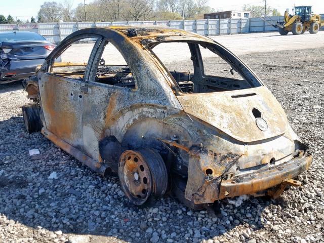 3VWCP21C72M403676 - 2002 VOLKSWAGEN NEW BEETLE Yanmış foto 3