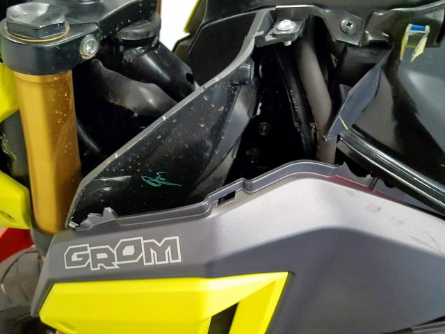 MLHJC7510J5010163 - 2018 HONDA GROM YELLOW photo 14