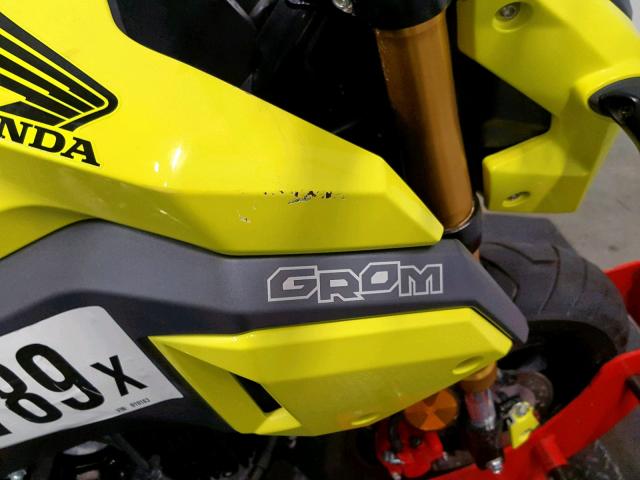 MLHJC7510J5010163 - 2018 HONDA GROM YELLOW photo 19