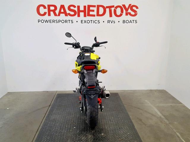 MLHJC7510J5010163 - 2018 HONDA GROM YELLOW photo 4