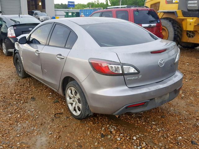 JM1BL1UF3B1417405 - 2011 MAZDA 3 I GRAY photo 3