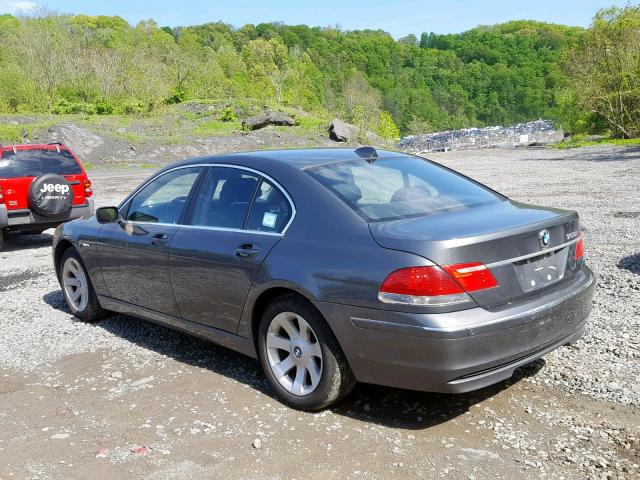 WBAHL83587DT09697 - 2007 BMW 750 GRAY photo 3