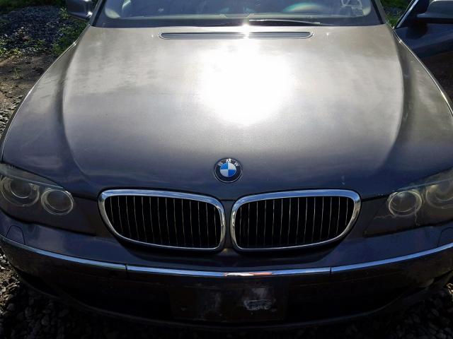 WBAHL83587DT09697 - 2007 BMW 750 GRAY photo 7