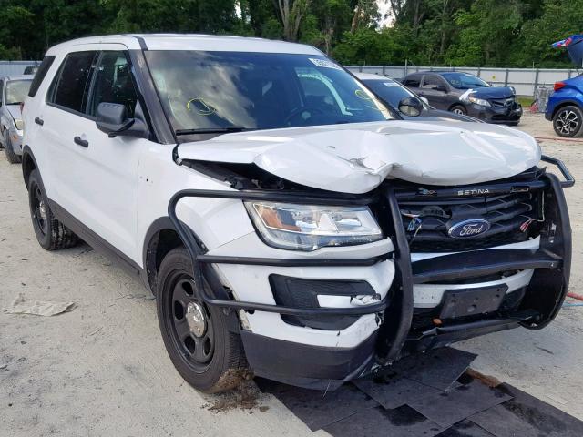 1FM5K8AR5GGC26012 - 2016 FORD EXPLORER P WHITE photo 1