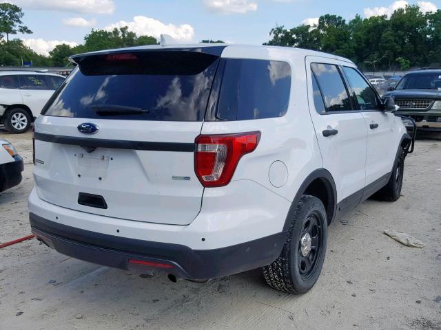 1FM5K8AR5GGC26012 - 2016 FORD EXPLORER P WHITE photo 4