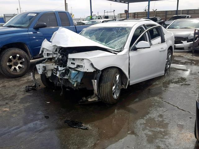 1G1ZC5EBXAF299512 - 2010 CHEVROLET MALIBU 1LT WHITE photo 2