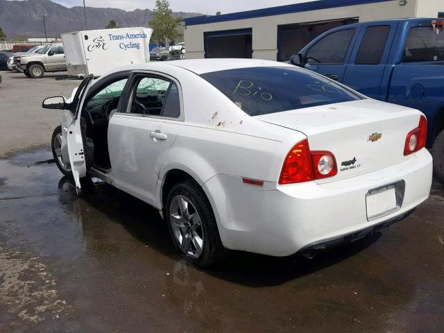 1G1ZC5EBXAF299512 - 2010 CHEVROLET MALIBU 1LT WHITE photo 3