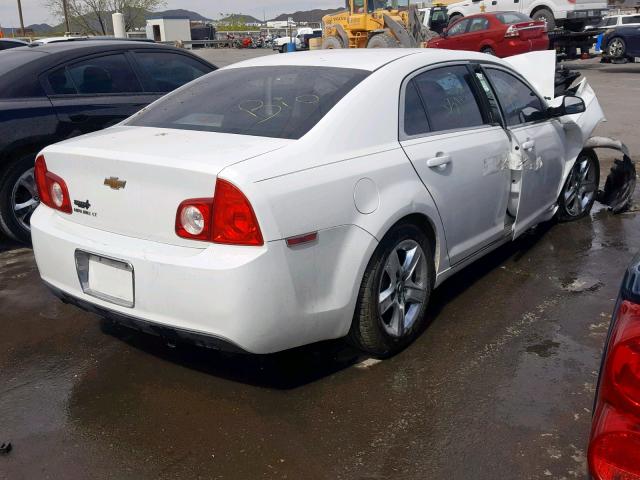 1G1ZC5EBXAF299512 - 2010 CHEVROLET MALIBU 1LT WHITE photo 4