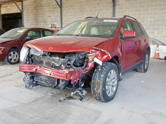 2FMDK38C89BA85589 - 2009 FORD EDGE SEL BURGUNDY photo 2