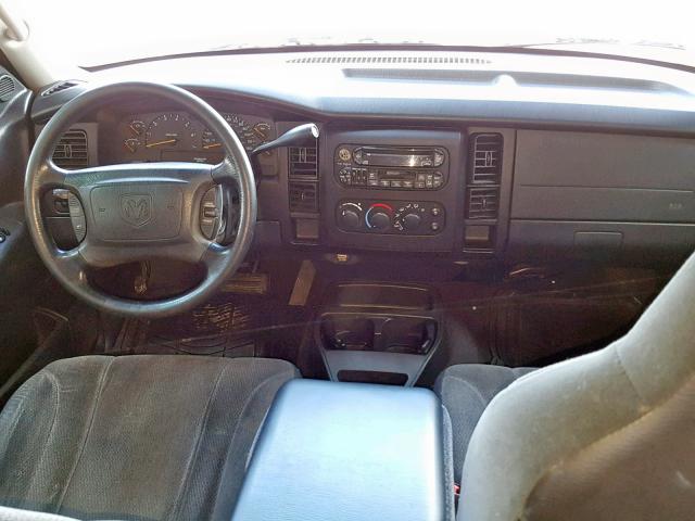 1B7GL2AN91S180127 - 2001 DODGE DAKOTA QUA BURGUNDY photo 9