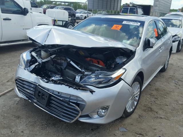 4T1BD1EBXDU015211 - 2013 TOYOTA AVALON HYB SILVER photo 2