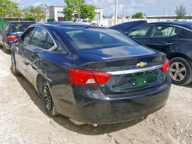 1G11Z5S35KU118788 - 2019 CHEVROLET IMPALA LT BLACK photo 3