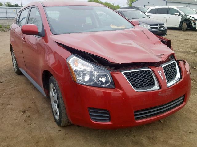 5Y2SP67889Z415398 - 2009 PONTIAC VIBE RED photo 1