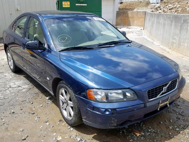 YV1RS58D322167850 - 2002 VOLVO S60 2.4T BLUE photo 1