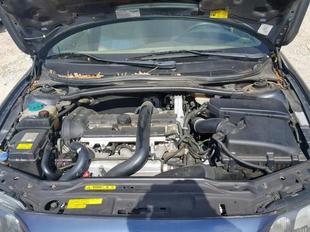 YV1RS58D322167850 - 2002 VOLVO S60 2.4T BLUE photo 7