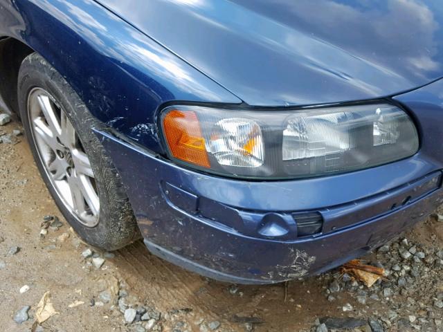 YV1RS58D322167850 - 2002 VOLVO S60 2.4T BLUE photo 9