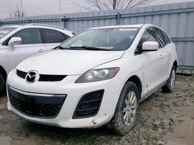 JM3ER2B50B0382461 - 2011 MAZDA CX-7 WHITE photo 2