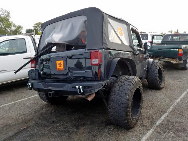 1J4FA24177L112092 - 2007 JEEP WRANGLER X  photo 4