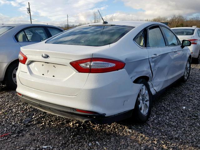 3FA6P0G7XGR102480 - 2016 FORD FUSION S WHITE photo 4