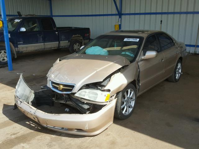 19UUA5662YA048324 - 2000 ACURA 3.2TL GOLD photo 2