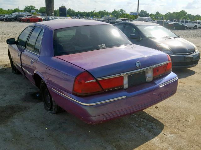 2MEFM74W72X660626 - 2002 MERCURY GRAND MARQ PURPLE photo 3