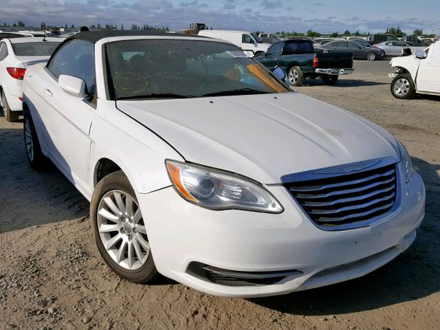 1C3BCBEB1CN218417 - 2012 CHRYSLER 200 TOURIN WHITE photo 1