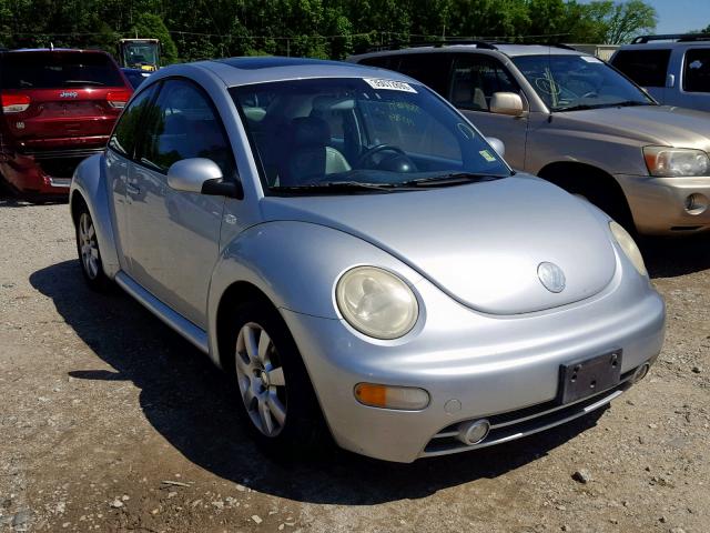 3VWDD21C02M451503 - 2002 VOLKSWAGEN NEW BEETLE ვერცხლისფერი ფოტო 1