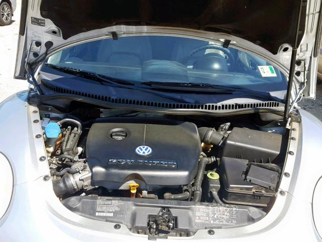 3VWDD21C02M451503 - 2002 VOLKSWAGEN NEW BEETLE ვერცხლისფერი ფოტო 7
