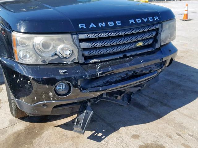 SALSF25446A926735 - 2006 LAND ROVER RANGE ROVE BLACK photo 9