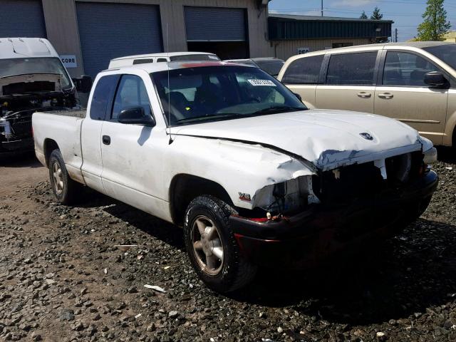 1B7GL23X1VS145392 - 1997 DODGE DAKOTA WHITE photo 1