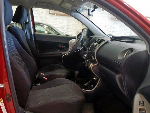 JTKKU4B40C1025332 - 2012 TOYOTA SCION XD RED photo 5