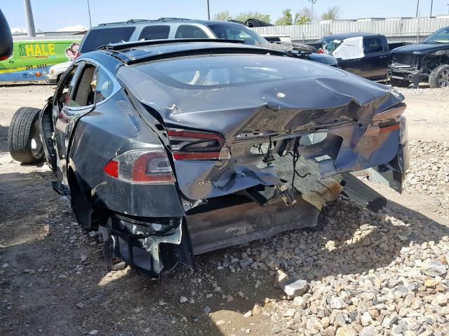 5YJSA1CN9DFP21394 - 2013 TESLA MODEL S Կանաչ լուսանկար 3