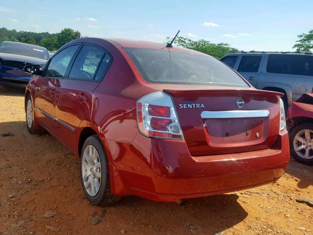 3N1AB6AP2CL666042 - 2012 NISSAN SENTRA 2.0 RED photo 3