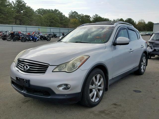 JNKAJ09F78M362144 - 2008 INFINITI EX35 BASE SILVER photo 2