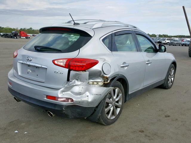 JNKAJ09F78M362144 - 2008 INFINITI EX35 BASE SILVER photo 4