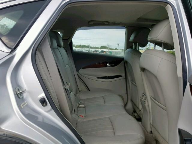 JNKAJ09F78M362144 - 2008 INFINITI EX35 BASE SILVER photo 6