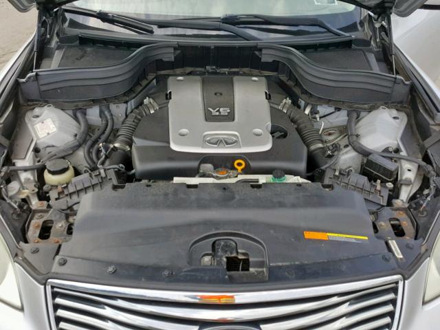 JNKAJ09F78M362144 - 2008 INFINITI EX35 BASE SILVER photo 7