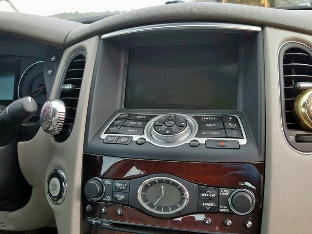 JNKAJ09F78M362144 - 2008 INFINITI EX35 BASE SILVER photo 9