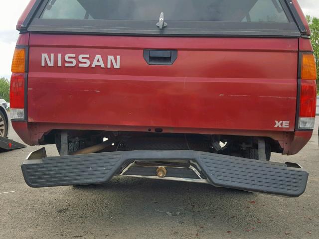 1N6SD16S4VC336281 - 1997 NISSAN TRUCK KING MAROON photo 9