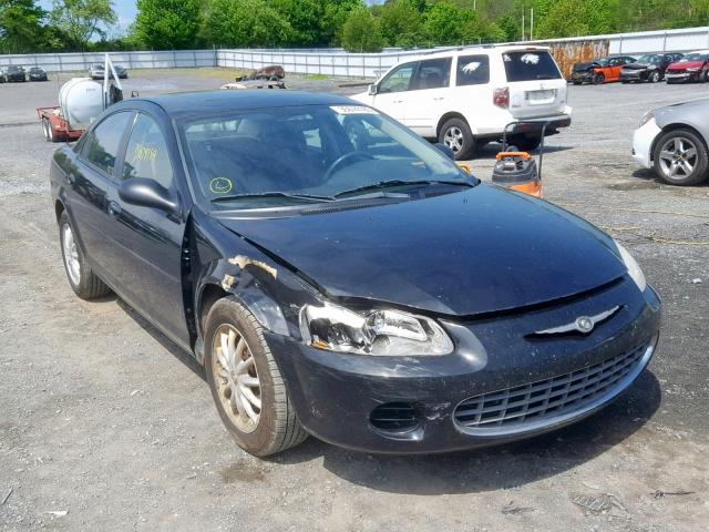 1C3EL46T03N582652 - 2003 CHRYSLER SEBRING LX BLACK photo 1